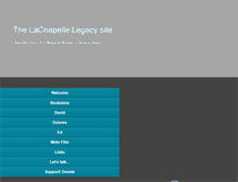 Tablet Screenshot of lachapellelegacy.org